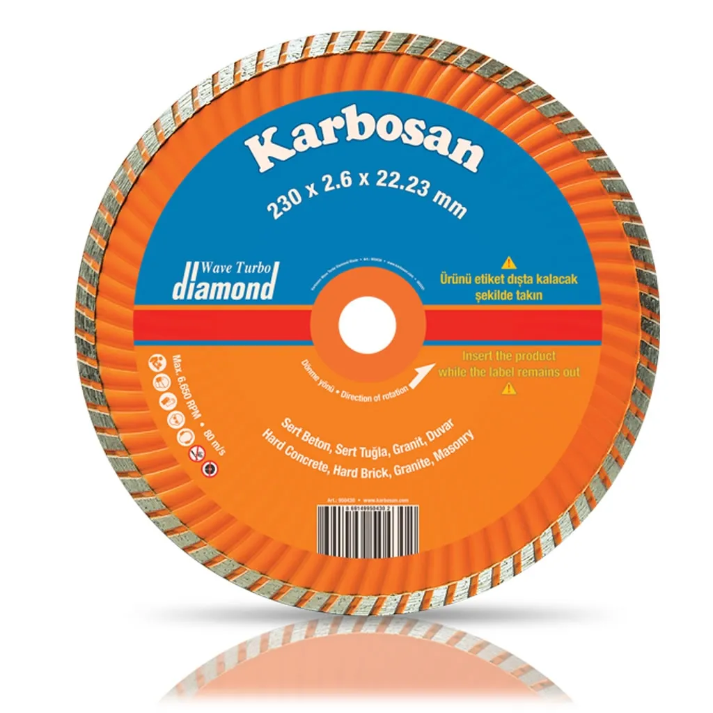 Diamond Cutting Discs with Turbo Channel 