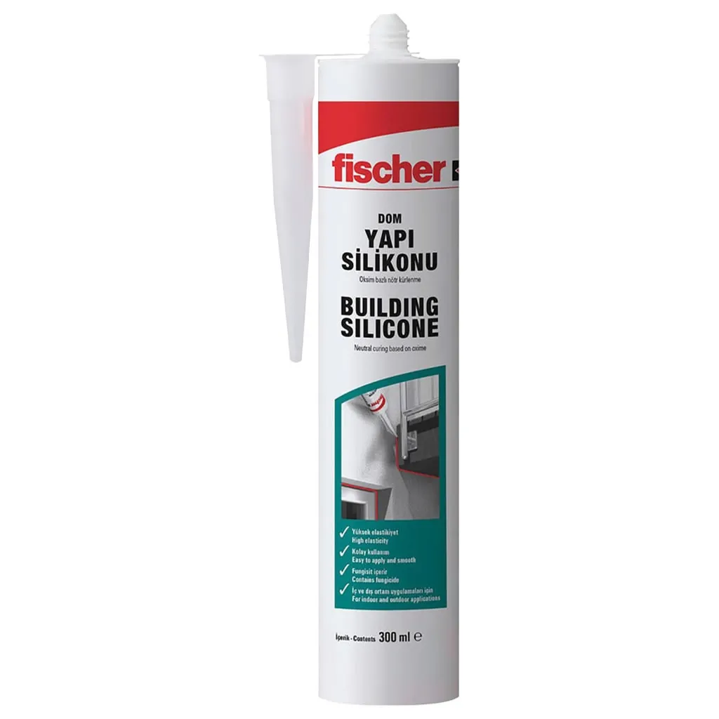 Fischer Yapı Silikonu DOM AGR 300ml Antrasit Gri